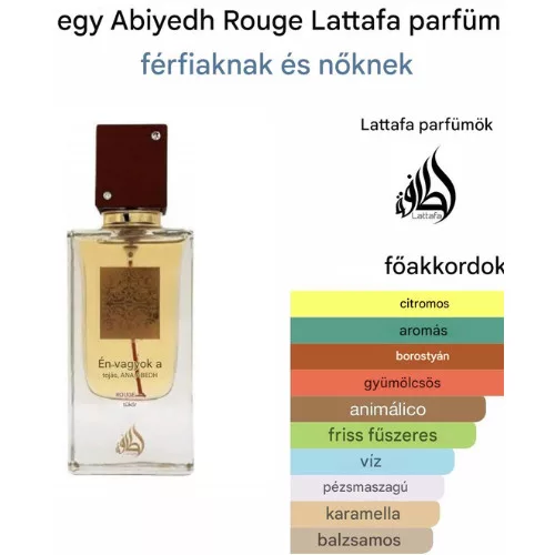 Lattafa Ana Abiyedh Rouge EDP 60ml Unisex Parfüm