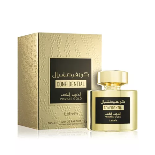 Lattafa Confidential Private Gold EDP 100ml Unisex Parfüm