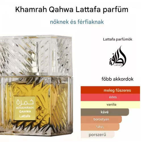 Lattafa Khamrah Qahwa EDP 100ml Unisex Parfüm